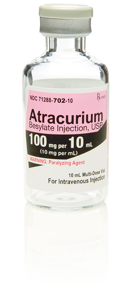Atracurium Besylate Injection, USP 100 mg per 10 mL